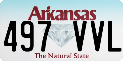 AR license plate 497VVL