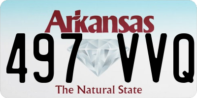 AR license plate 497VVQ