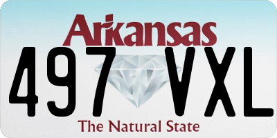 AR license plate 497VXL