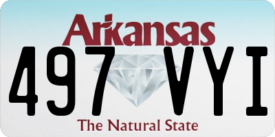 AR license plate 497VYI