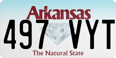 AR license plate 497VYT
