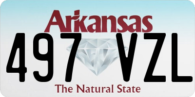 AR license plate 497VZL