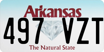 AR license plate 497VZT
