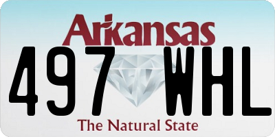 AR license plate 497WHL
