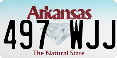 AR license plate 497WJJ