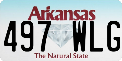 AR license plate 497WLG