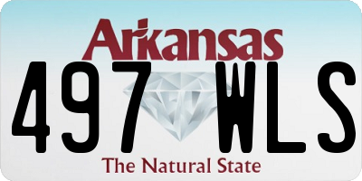 AR license plate 497WLS