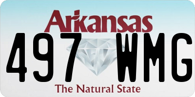 AR license plate 497WMG