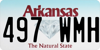 AR license plate 497WMH