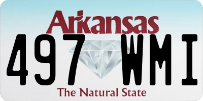 AR license plate 497WMI