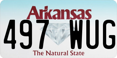 AR license plate 497WUG