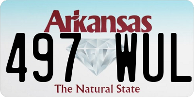 AR license plate 497WUL