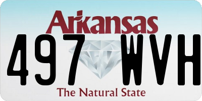 AR license plate 497WVH