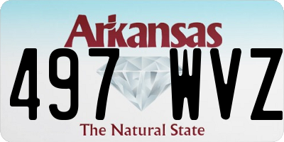 AR license plate 497WVZ