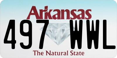 AR license plate 497WWL