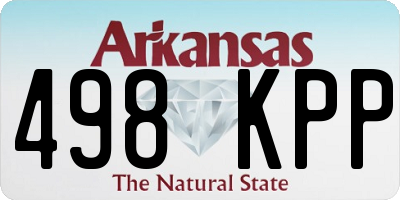 AR license plate 498KPP