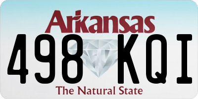AR license plate 498KQI