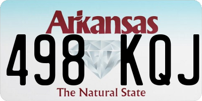 AR license plate 498KQJ