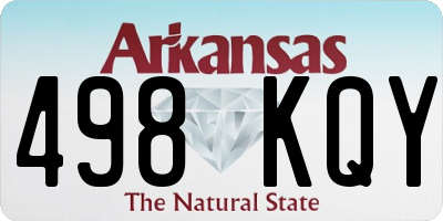 AR license plate 498KQY