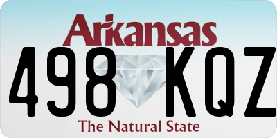 AR license plate 498KQZ