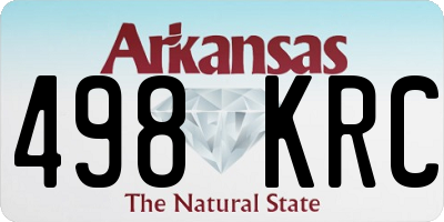 AR license plate 498KRC