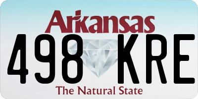 AR license plate 498KRE