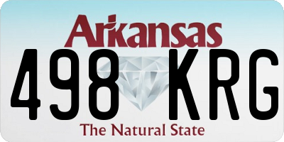AR license plate 498KRG