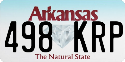 AR license plate 498KRP