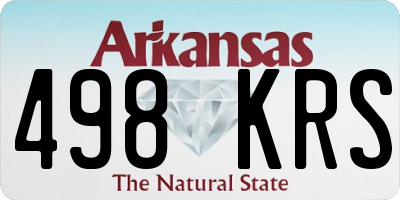 AR license plate 498KRS