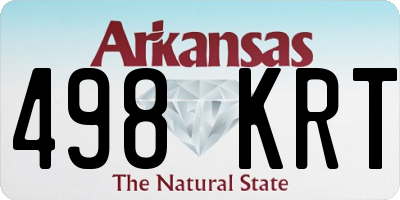 AR license plate 498KRT