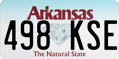 AR license plate 498KSE