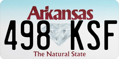 AR license plate 498KSF
