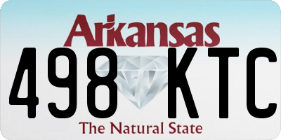 AR license plate 498KTC
