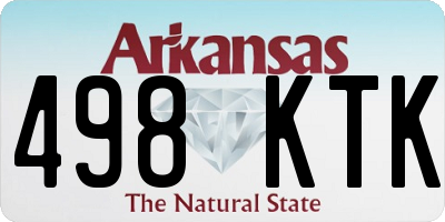 AR license plate 498KTK