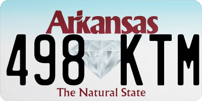 AR license plate 498KTM