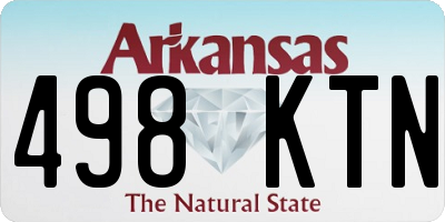 AR license plate 498KTN