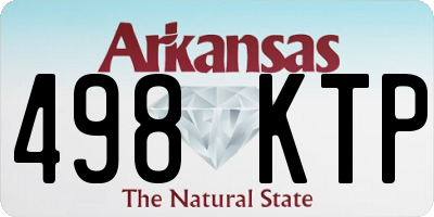 AR license plate 498KTP