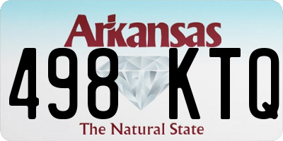 AR license plate 498KTQ
