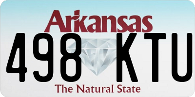 AR license plate 498KTU