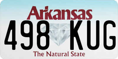 AR license plate 498KUG