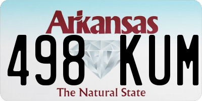 AR license plate 498KUM