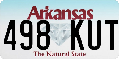 AR license plate 498KUT