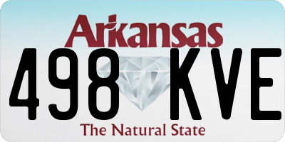 AR license plate 498KVE