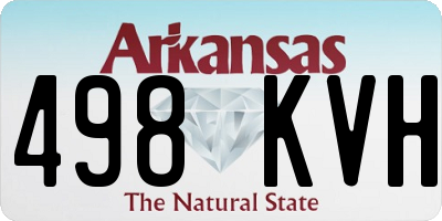 AR license plate 498KVH