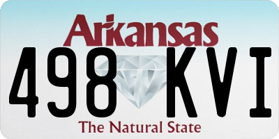 AR license plate 498KVI