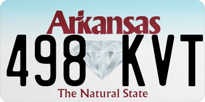 AR license plate 498KVT