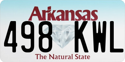 AR license plate 498KWL