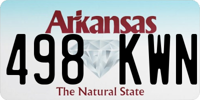 AR license plate 498KWN