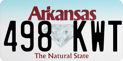 AR license plate 498KWT