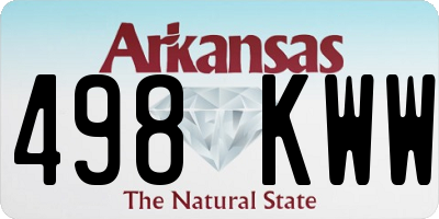 AR license plate 498KWW